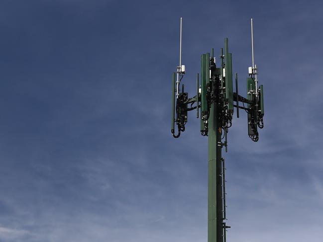 A mobile telephone tower in New Town. Picture: SAM ROSEWARNE.