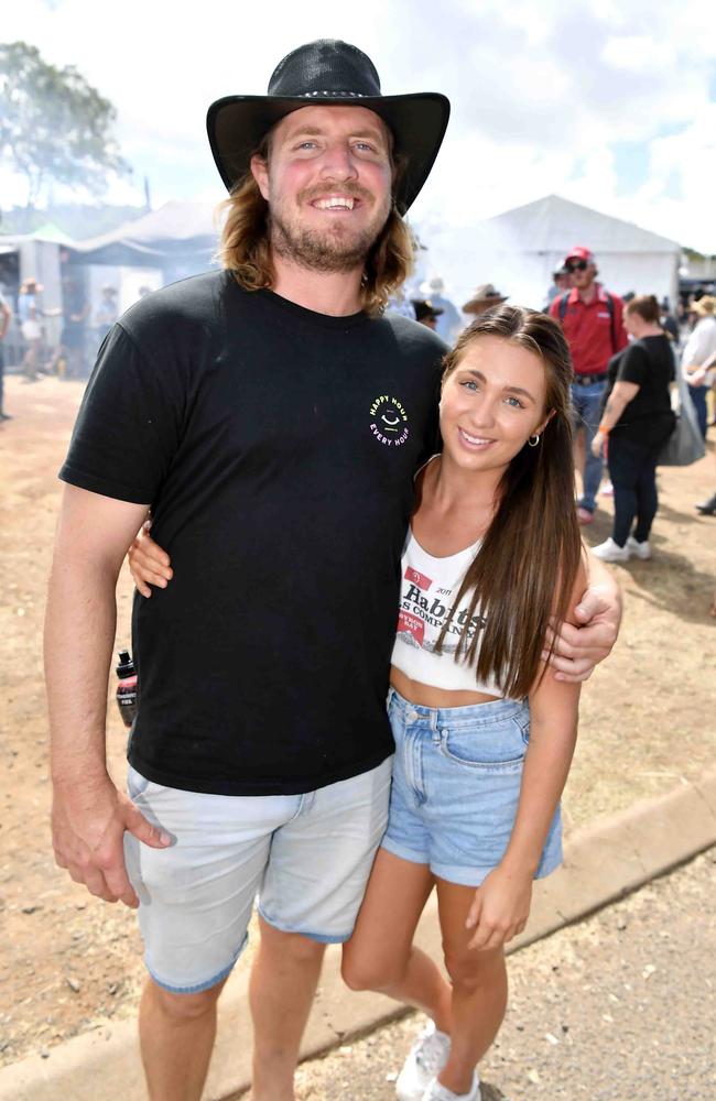 Daniel Hall and Demi Lock at Meatstock, Toowoomba Showgrounds. Picture: Patrick Woods.