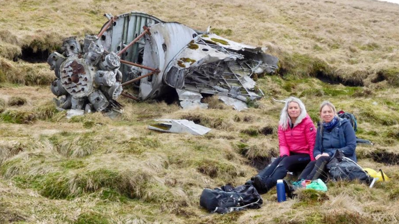 The friends began to investigate and took photographs of the scene. Picture: Kathryn Gaffney