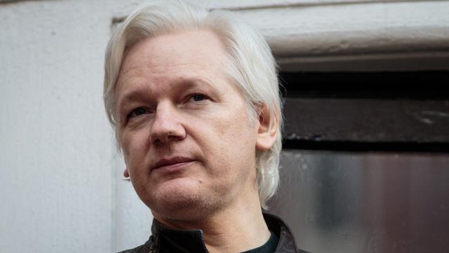 Julian Assange in Belmarsh Prison over the publication of classified military and diplomatic documents. Picture: Jack Taylor/Getty Images