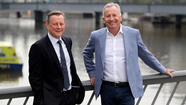 David Leslie and Jamie Odell: ‘This is a great time to be investing in private businesses.’ Picture: David Geraghty