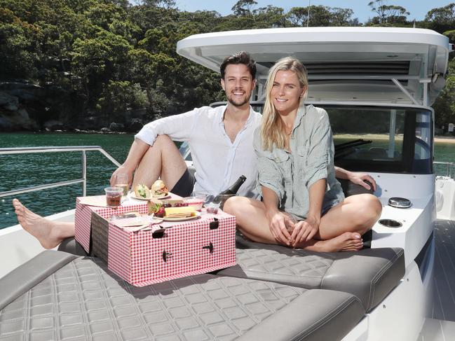 My Sydney Boat operates unique tours around Sydney Harbour for small groups or couples who want to explore secret spots only accessible by boat. Picture: Richard Dobson