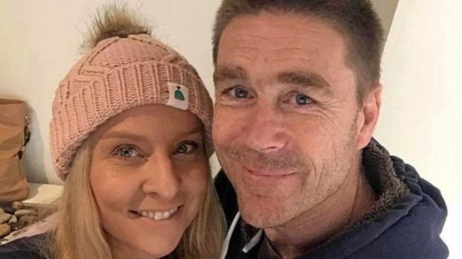 A supplied image obtained Friday, February 22, 2019 of Victorian firefighter Troy Thornton and wife Christine. Troy Thornton is scheduled to die in a Swiss euthanasia clinic. (AAP IMAGE/Supplied) NO ARCHIVING, EDITORIAL USE ONLY