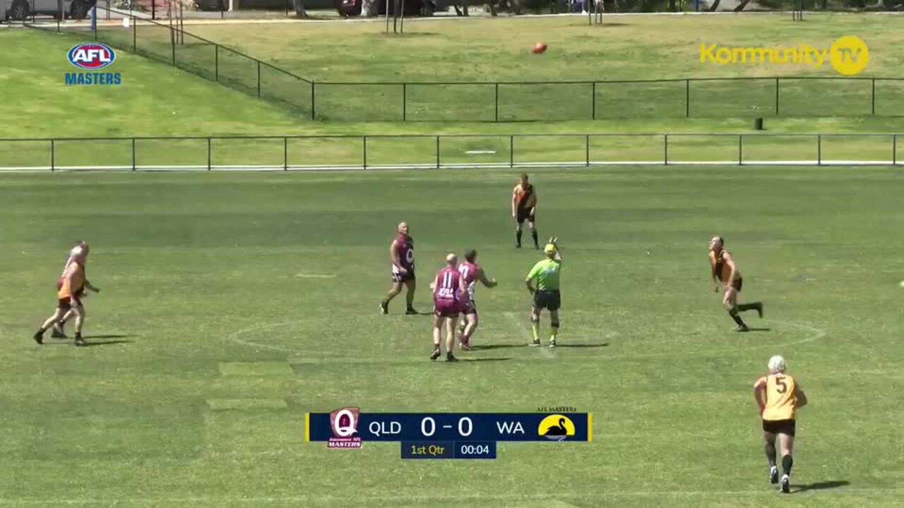 Replay: Queensland v WA (Men 55s Div 1) - 2024 AFL Masters National Carnival Day 2