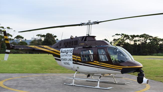 Ausgrid's bushfire risk patrol helicopter will be seen flying low over a lot of suburbs in the next two weeks. Picture: supplied