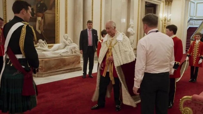 Cameras captured the nervous rehearsals ahead of the King’s Coronation Day. Picture: Supplied