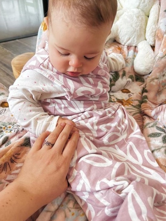 Bindi showed off her tattoos to her daughter Grace. Picture: Instagram