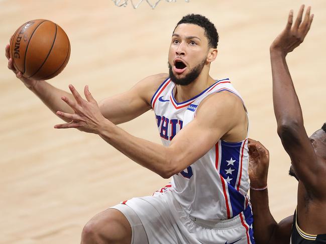 Ben Simmons faces an uncertain future after telling Philadelphia officials he no longer wants to be a Sixer. Photo: Kevin C. Cox/Getty Images