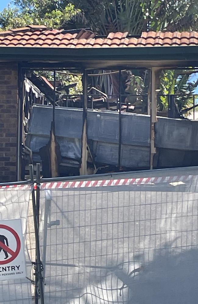 The house is in the process of being demolished, the spokesperson said. Photo: Chloe Grimshaw