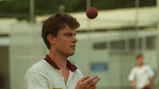 Sport Cricket training ( practice) Queensland Bulls - Paul Jackson headshot alone mar 1996