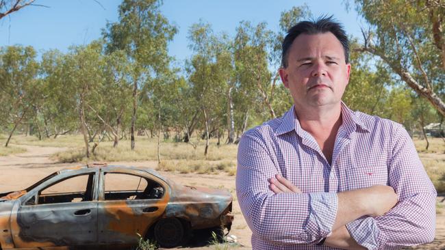 Paul McCue, president of the NT Police Association. Alice Springs 2 March 2018. Photo: EMMA MURRAY