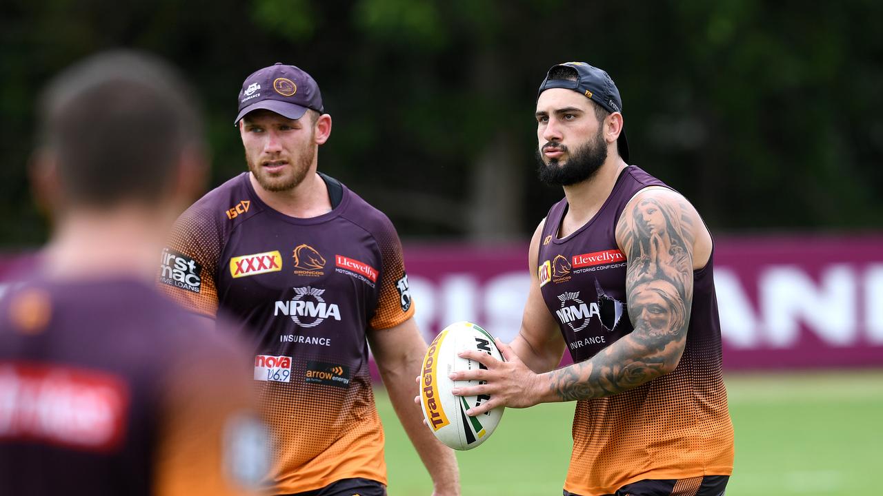 Brisbane Broncos players Jack Bird and Matt Lodge were reportedly involved in a heated altercation.