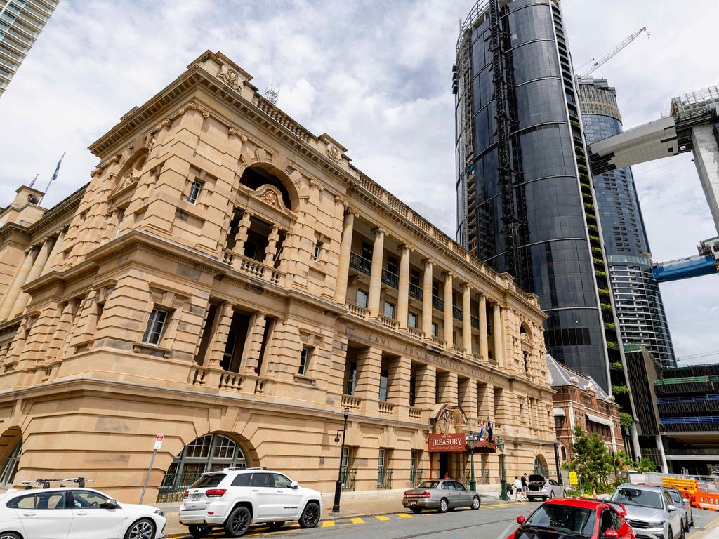 Treasury Casino and Queen's Wharf Brisbane. Picture: Richard Walker