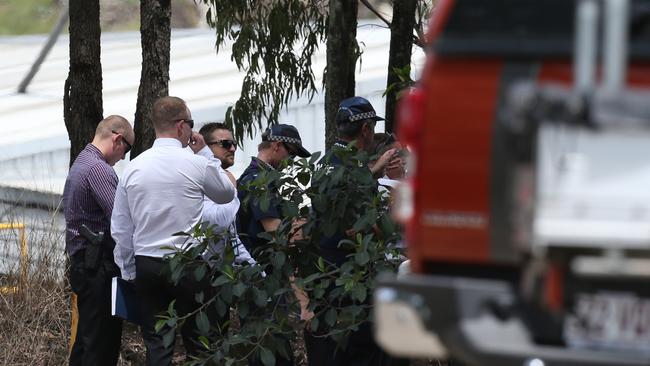 Police and Emergency services at the Oil Tech International premises where a fire broke out on the morning off November 5, 2015. Picture: Regi Varghese