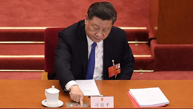 Xi Jinping will be in the face of everyone in Hong Kong. Picture: AFP