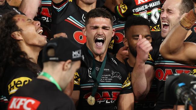 Nathan Cleary carried the Panthers to victory. Picture: Matt King/Getty Images