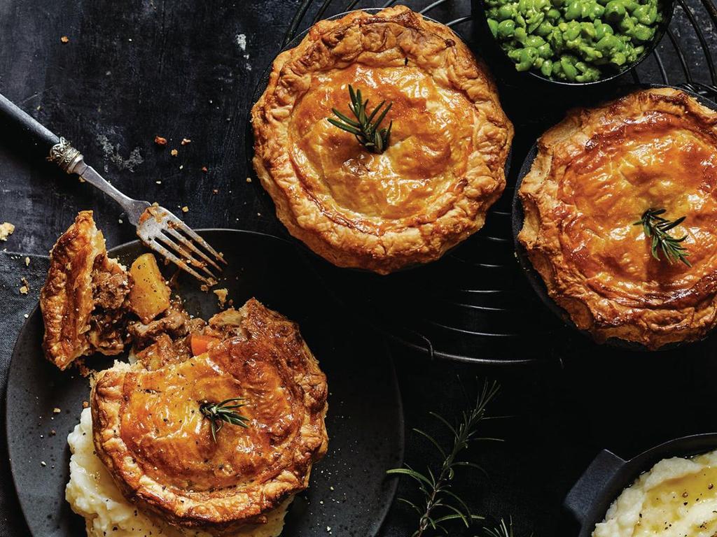 Lamb and rosemary pie.