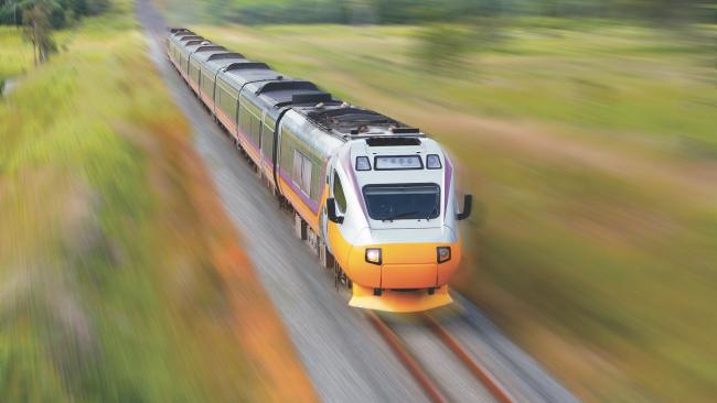 Supplied image of a fast train proposal between Brisbane and the Gold Coast.