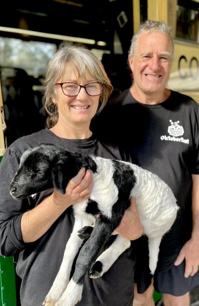 Busstop Espresso owners Rob and Beth Noy. Picture: Facebook