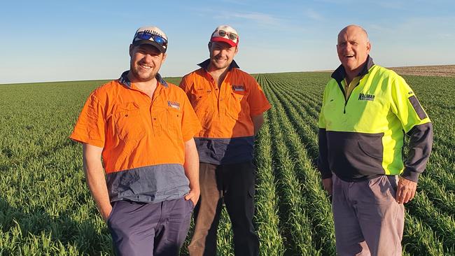 Matthew Davey, with his brother James and their father John had 10 weeks to trial the AFS Connect Magnum.