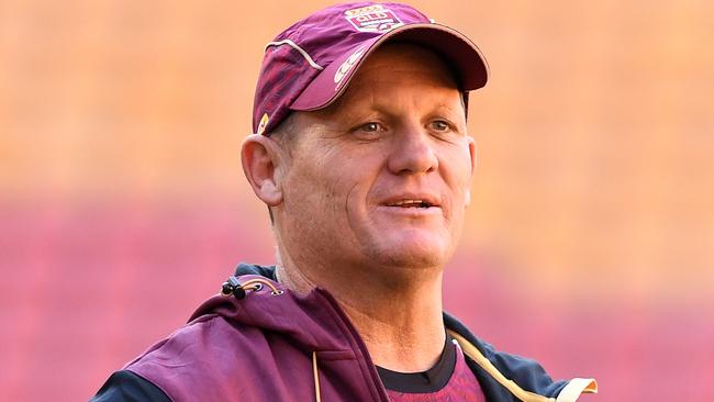 Coach Kevin Walters looks on during the Queensland State of Origin training. Photo: AAP