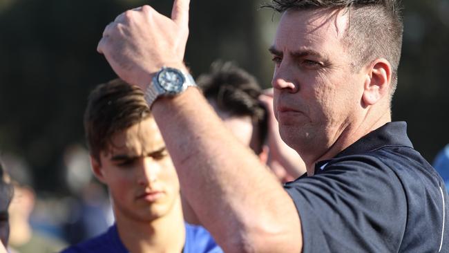 Brad Julier calls the shots as WRFL interleague coach. Picture: Local Legends Photography