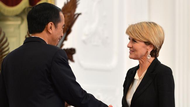 Indonesia's President Joko Widodo met with Australia's Foreign Minister Julie Bishop last week.