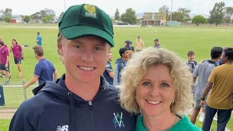 Peake and his mother Sarah. Picture: Contributed.