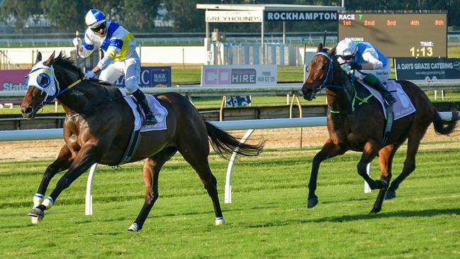 Namazu wins the $775,000 slot race The Archer in Rockhampton for jockey Ashley Butler and trainer Ricky Vale: Picture: Matt Harris - Caught in the Act Photography.