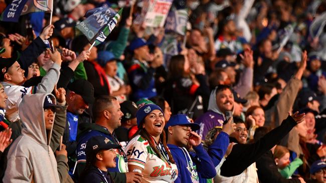 The Warriors have had six successive sellouts this year, four in Auckland and two in Christchurch Picture: Hannah Peters/Getty Images
