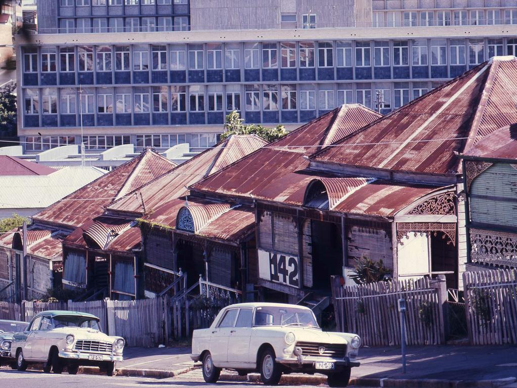 1972 - Houses in Spring Hill. Picture: Ted Holliday.