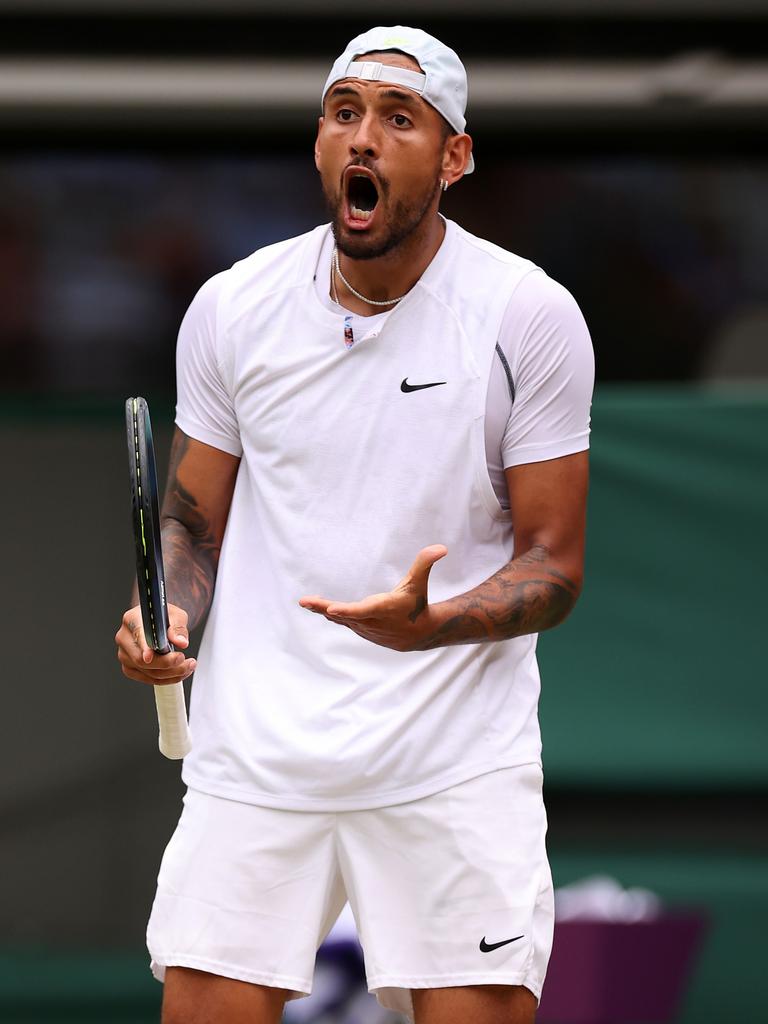 Nick Kyrgios. Picture: Ryan Pierse/Getty Images