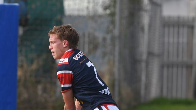 Ignatius Park College against St Patrick's College in the Aaron Payne Cup. St Patrick's Jaxon Purdue. Picture: Evan Morgan