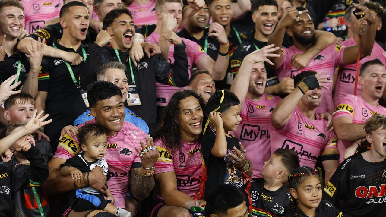 The greatest team in modern rugby league. Photo by Cameron Spencer/Getty Images.