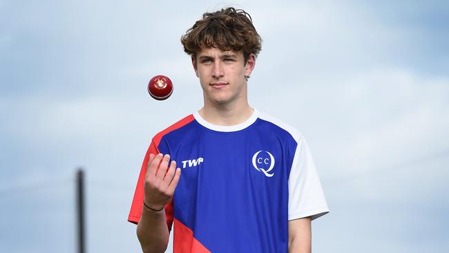 Jordan Monahan has become a regular in Queenscliff's First XI and he can still play in under-17.