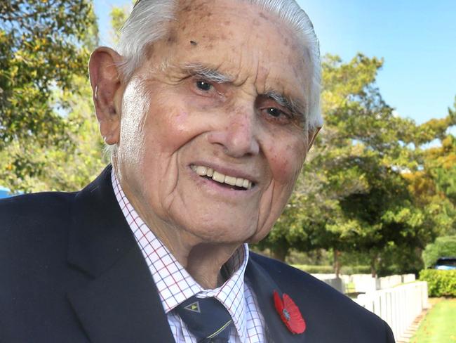 World War II veterans were among the special guests at a Remembrance Day service held at West Terrace Cemetery this Friday 11th November. The service commenced at 10am and was held under the Cross of Sacrifice in the AIF section, AustraliaÃs oldest dedicated military burial ground. World War II veterans aged 100 or older that attended included : Keith Fowler (101 years old), and Thelma Zimmerman (100), with St.MaryÃs student Mabel Braddy, 14, wearing her Great GrandfatherÃs medals. MabelÃs father finished his service last year, after serving in Iraq, Afghanistan, and New Guinea. 11 November 2022. Picture Dean Martin