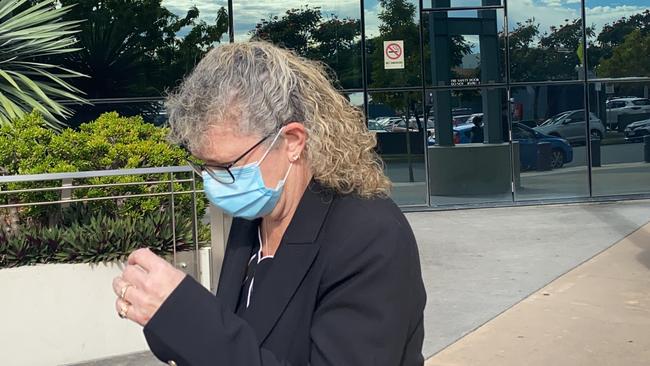 Sonya Mariee Whitestyles leaves Southport court. Picture: Lea Emery
