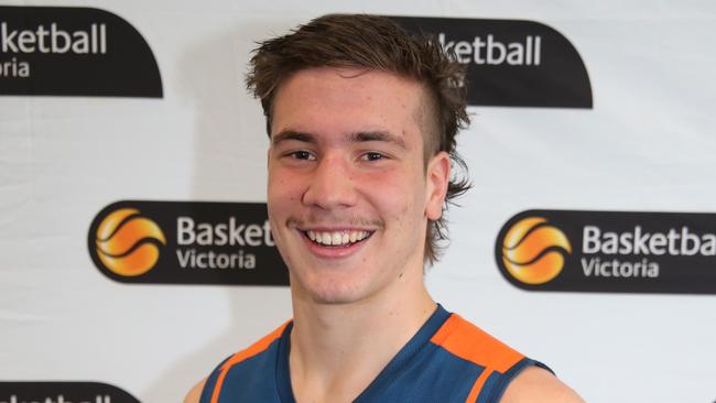 Kristian Ferronato is a tough defender. Photo: Basketball Victoria.