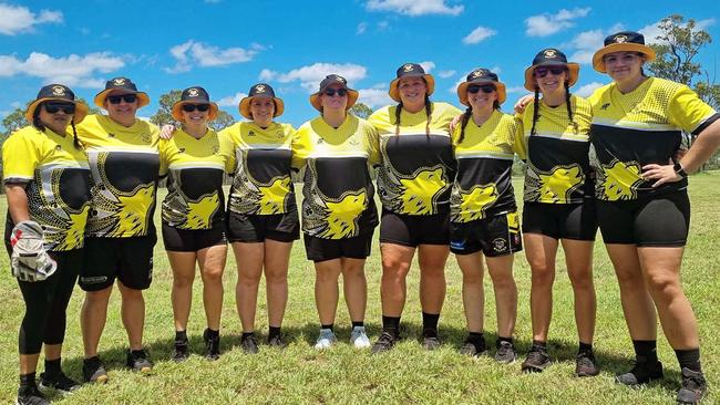 Pre-season team building activity, competing at the Mundubbera 7s cricket carnival.