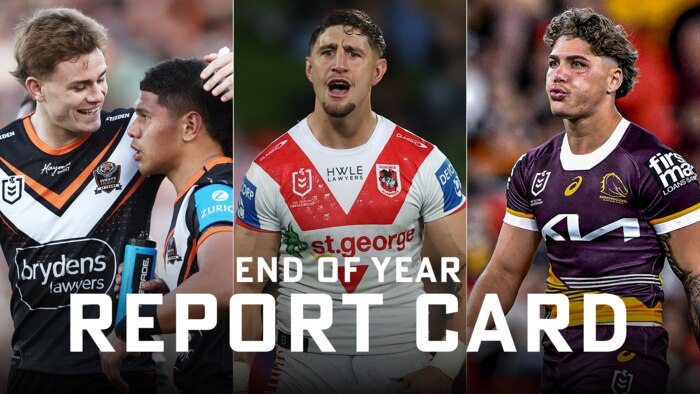 NRL End of Year Report Card