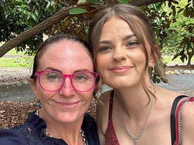 Kylie Johnson with Pheobe. Picture: Facebook