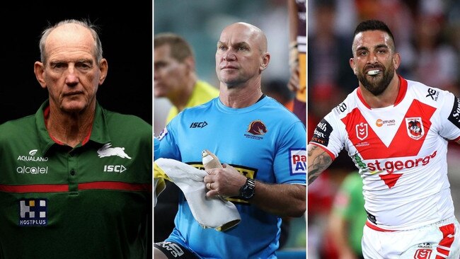 The NRL have handed out fines to (L-R) Wayne Bennett, Allan Langer and Paul Vaughan.