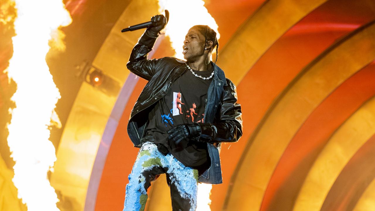 Travis Scott performs during the 2021 Astroworld Festival on November 5 in Houston, Texas. Picture: Erika Goldring/WireImage