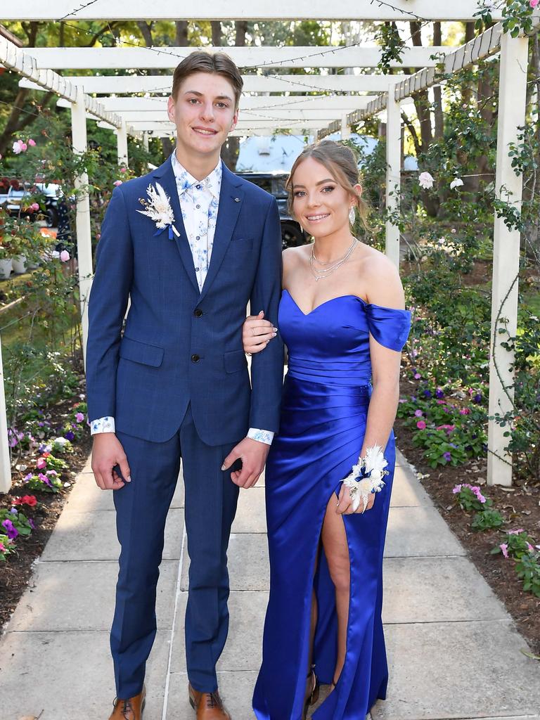 Jessica Carnel and Mika Repo at Glennie School Formal. Picture: Patrick Woods.