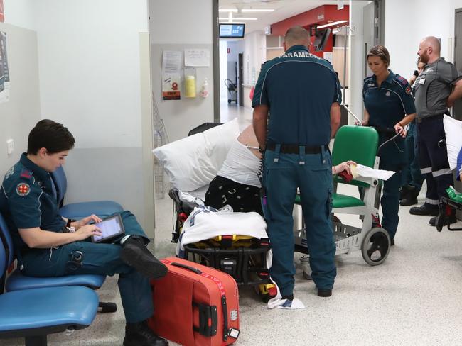 General view  in the Emergency Department at the gold coast university hospital. Photograph : Jason O'Brien