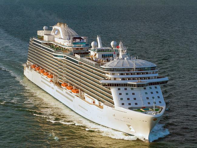 The Royal Princess cruise ship. Picture: Supplied