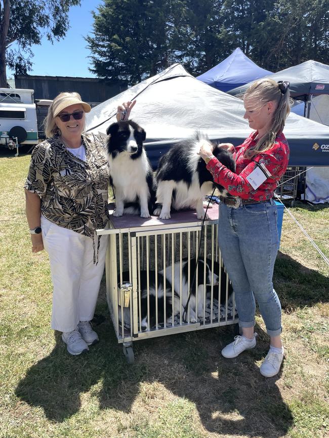 Lyn Allshorn, Meg’s, Jasper and Nikola White at the Lang Lang Pastoral Agricultural and Horticultural Show on Saturday, January 18, 2025. Picture: Jack Colantuono