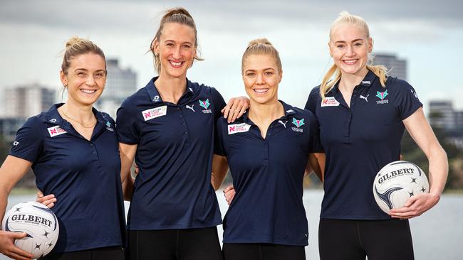 Melbourne Vixens players have been caught in the crossfire of a border stoush Picture: NCA NewsWire / Sarah Matray