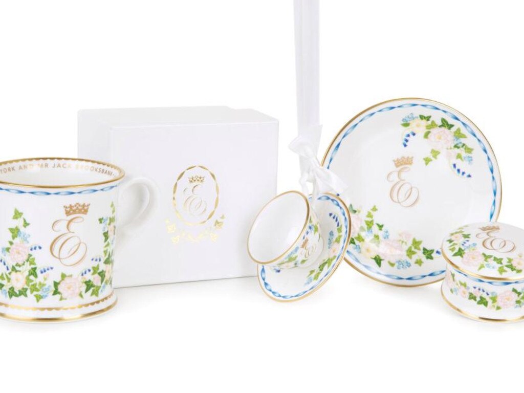 Princess Eugenie’s official wedding china range.