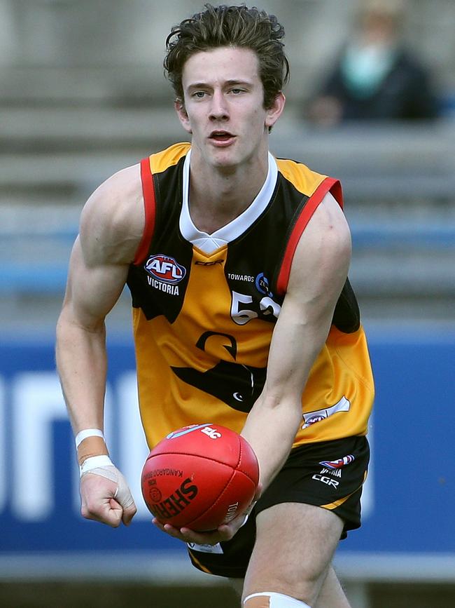 Fremantle draftee Sam Sturt. Picture: Hamish Blair